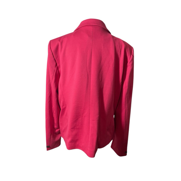 Women's Jules & Leopold Blazer Size XL Pink Hot Pink Single Button office church - Picture 2 of 6